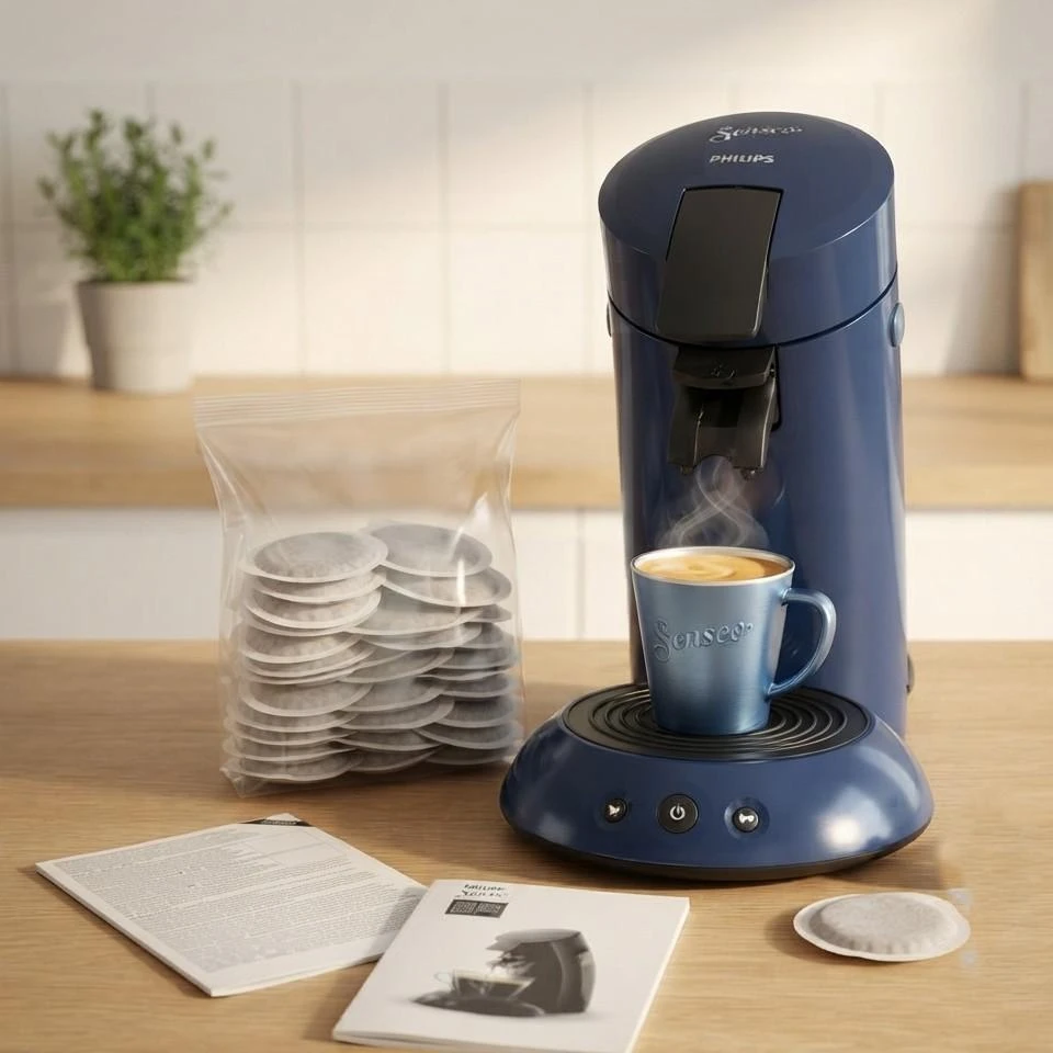 Machine à dosettes Philips Senseo Original HD7806 - Bleu marine - Très bon état
